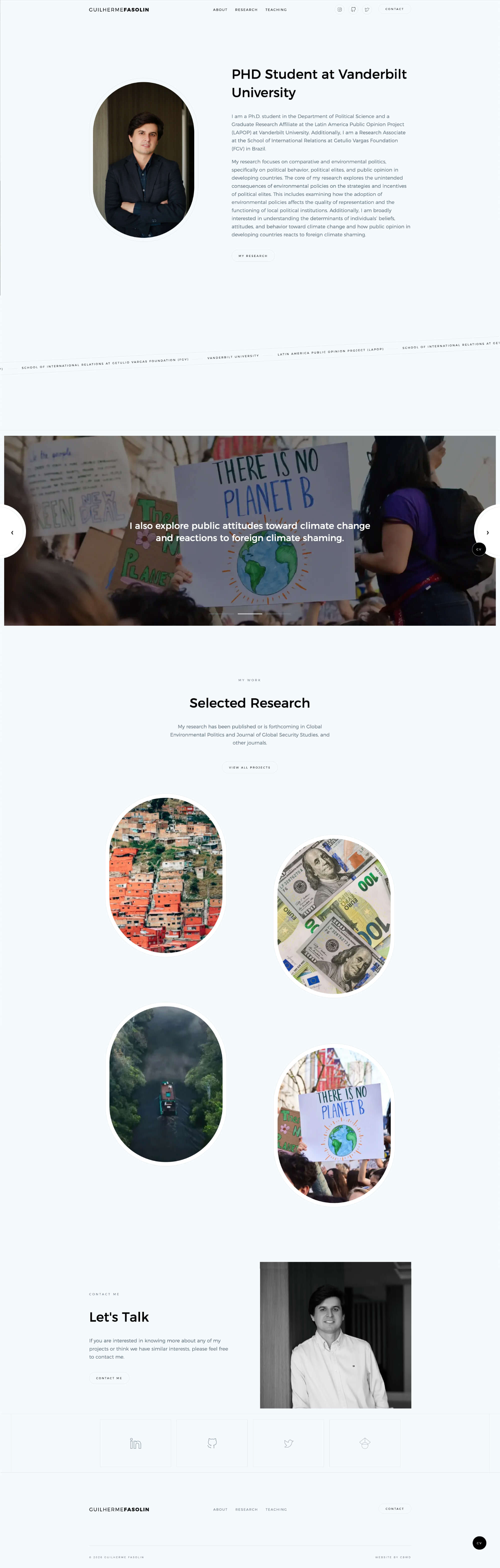 Guilherme Fasolin home page