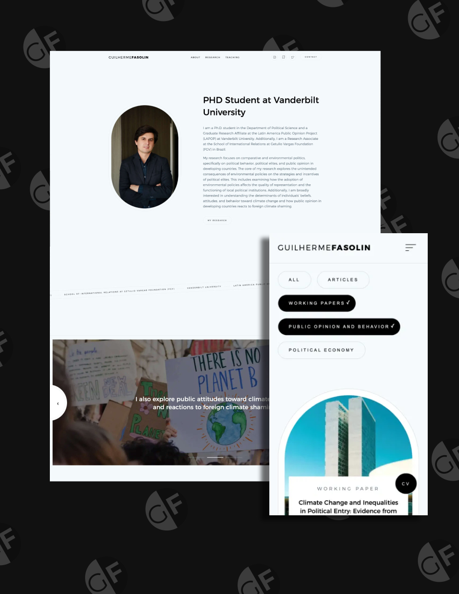 Guilherme Fasolin website