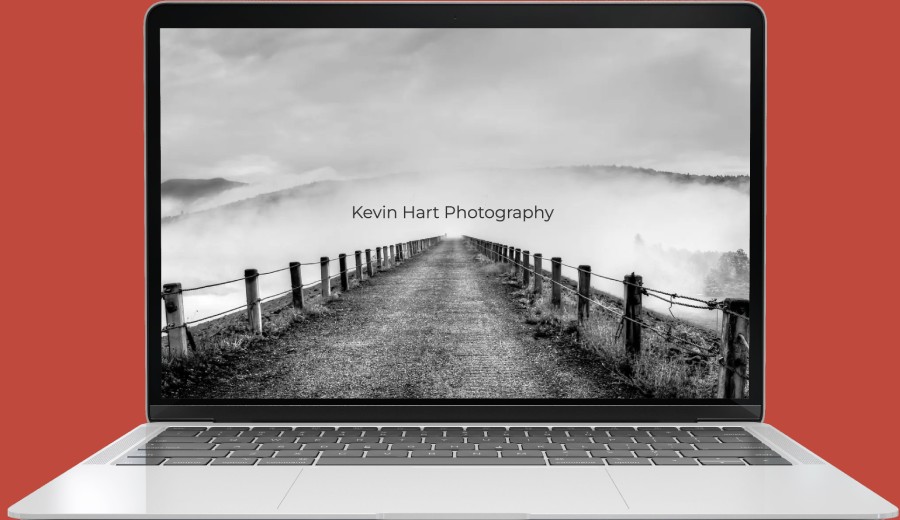 Kevin Hart Photography laptop mockup